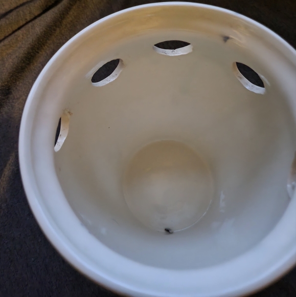 Vintage Delft Blue Bulb  Handpainted Windmill Bulb Planter - Picture 5 of 6